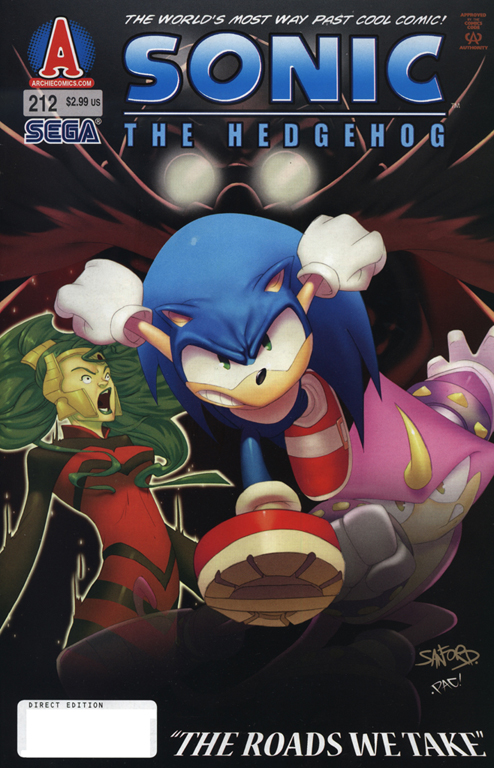 Sonic - Archie Adventure Series July 2010 Comic cover page